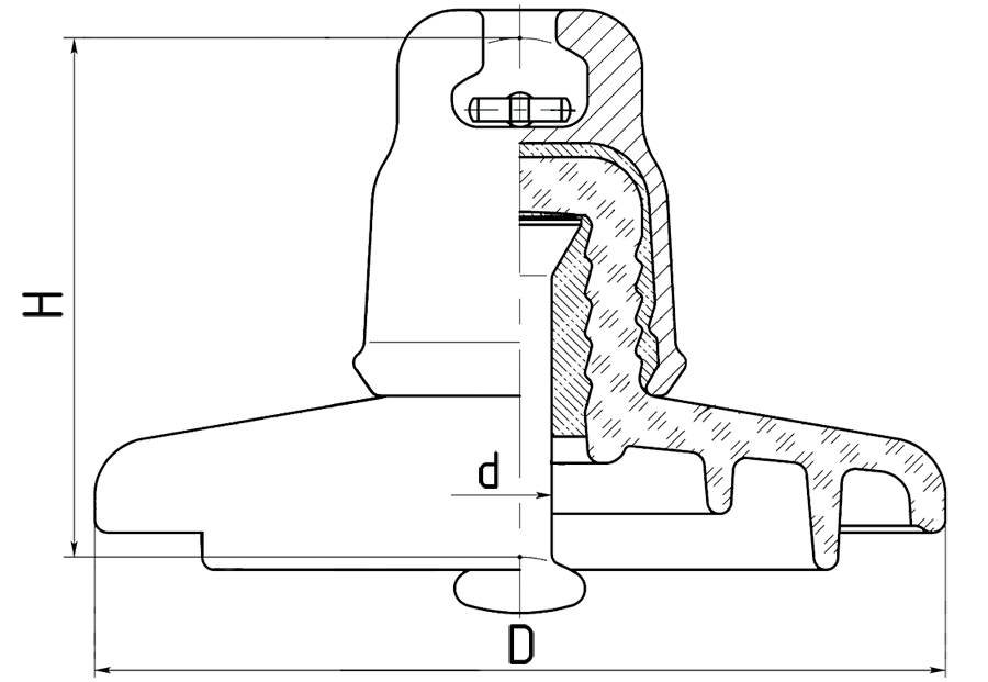u240b glass insulator drawings